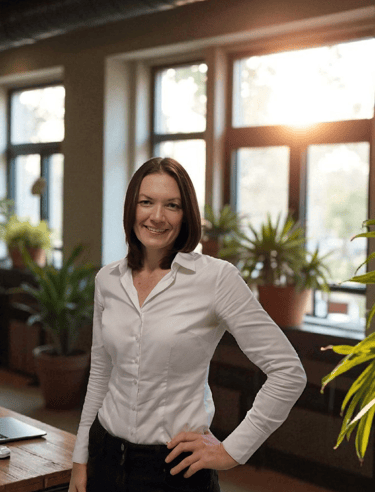 Professional in office, leadership development, Beth Fisher