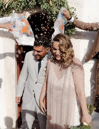 Bohemian Wedding in Ios Greece