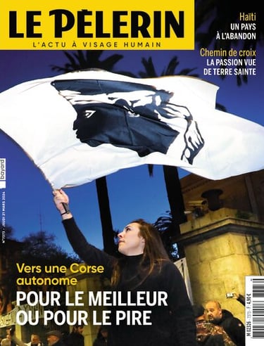 Couverture du n°7373 du magazine Le Pèlerin