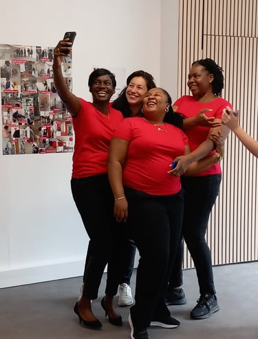 Reines Bâtisseuses selfie