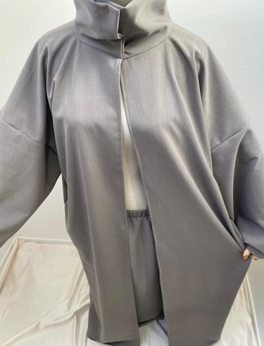 kimono ensemble élégant abaya mastour