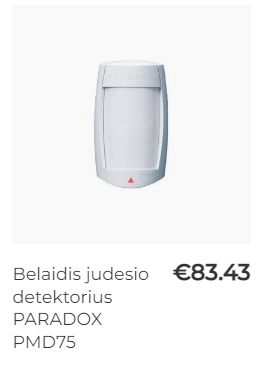 Belaidis judesio detektorius Paradox PMD75