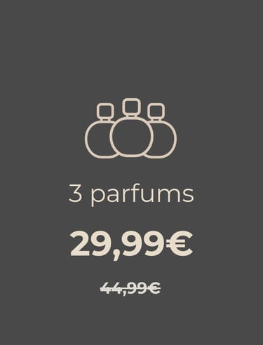 3 parfums pour 29.99€