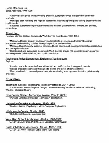 william edward piers resume page 3