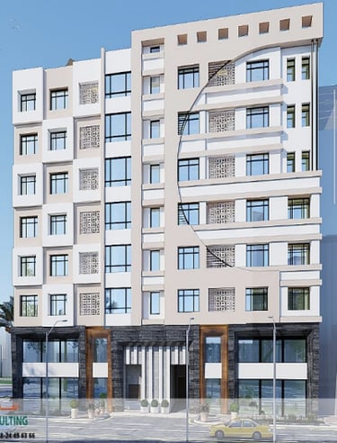 Construction services Oman – G+6 Commercial and Residential