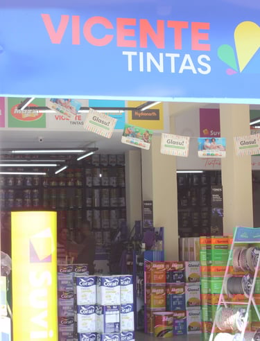 Interior Loja Vitória Tintas Valença