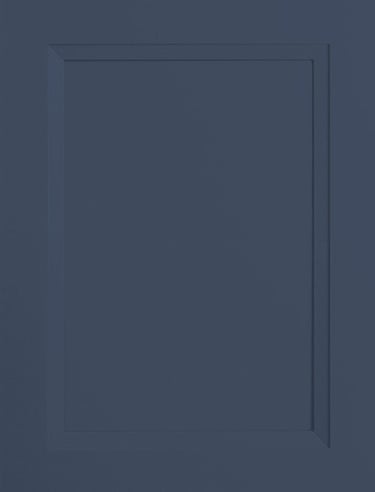 Blue kitchen cabinet