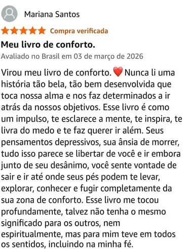 Avaliações - Livro Mate Seus Sonhos - Depoimentos