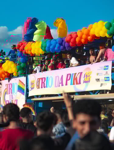 Trio da Piki 2024 25ª Parada LGBTQ de Brasilia