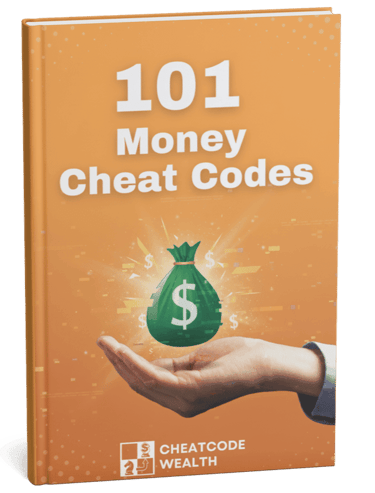 a book cover of 101 money cheat codes
