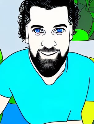 DIBUJO CREADO POR ANTONI VICENS, AUTORETRATO