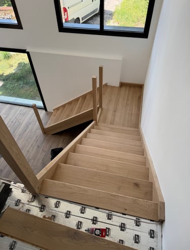 Escaliers Intérieurs Sur-Mesure, Alexis Maheut - Artisan Menuisier à Livry-Louvercy