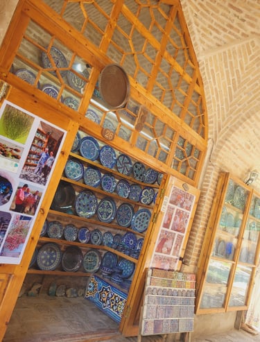 Les halles marchandes Boukhara