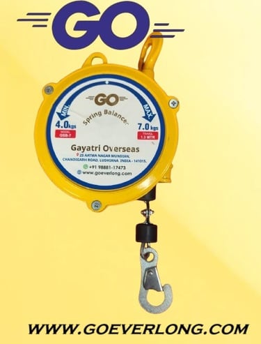Spring Balancer for Portable Bag Closer Machine – Heavy-duty suspension unit for reducing operator fatigue