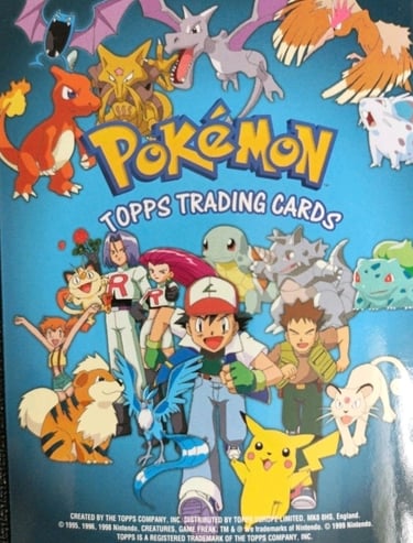 Promo pikachu jumbo foil topps serie 1