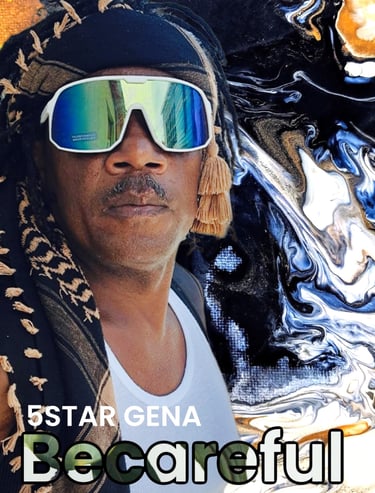 a man with a scarf around his neck and sunglasses on