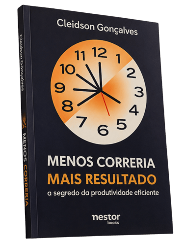 Livro Menos Correria, Mais Resultado em destaque