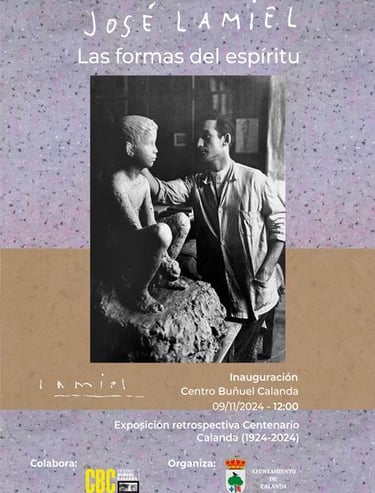 Cartelería exposición artística