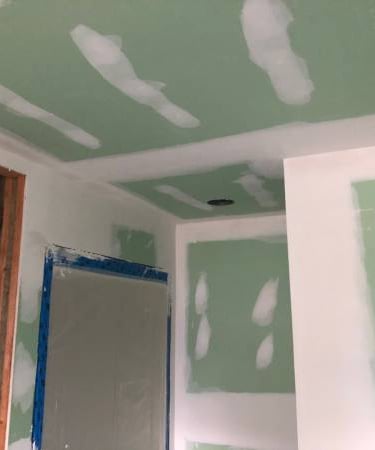 drywall installation green moisture resistant board 