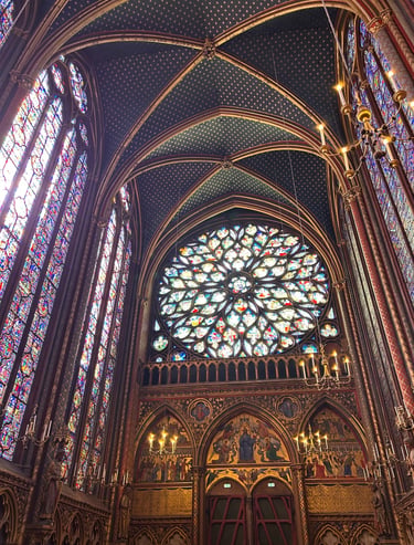 photographie eglise interieur sainte chapelle