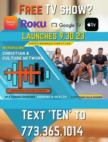 Get Your Own TV Show on Christian & Culture TV!