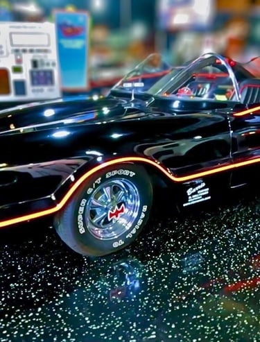 Batmobile at the Hollywood Stars Cars Museum 