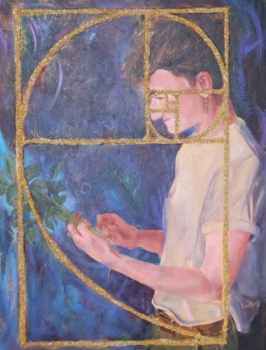 Fine art portrait designed as a daily reminder of sacred identity