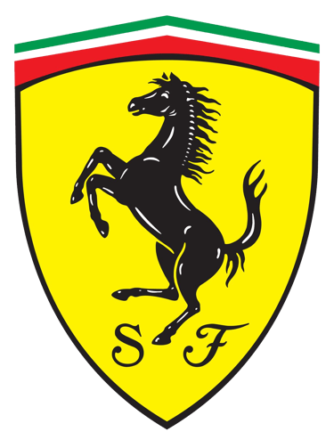 Logo Ferrari supercar voiture de sport