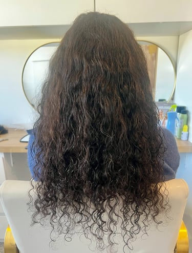 Before and after tape hair extensions St Albans