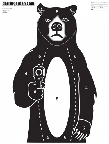 Bear Shooting Target
