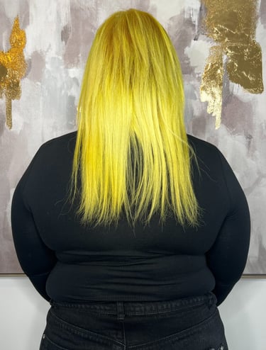 Before and after nano bonds hair extensions St Albans