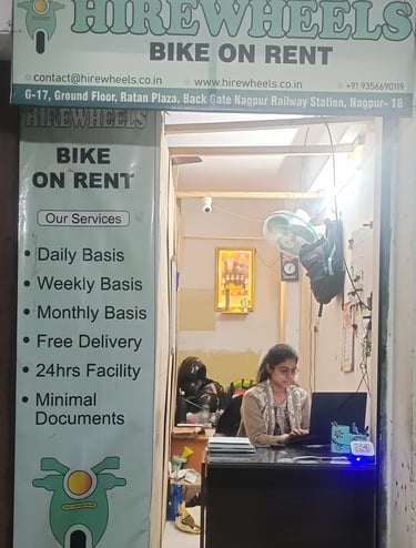 rent bike in nagpur