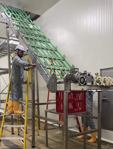 Armado de banda transportadora