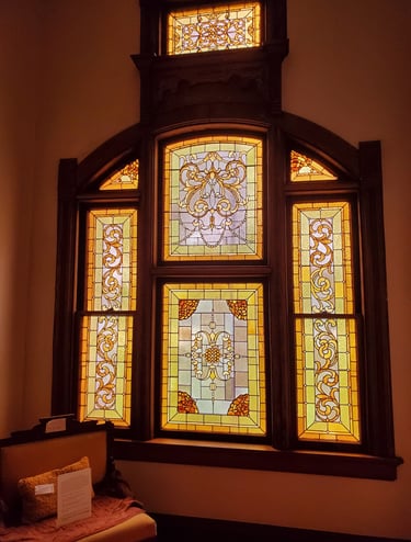 stained glass window