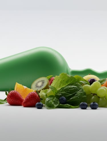 Pelle verte HACCP pour légumes crus. Prévient les risques de contamination.