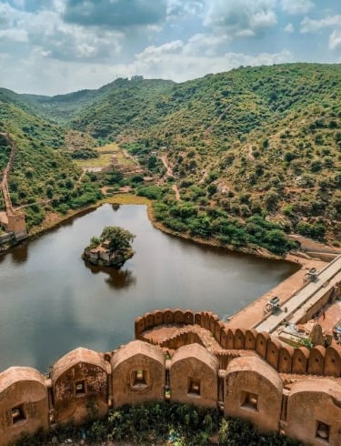 Lake view from Jaigarh Fort Jaipur