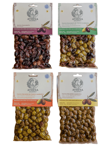 Sachets d'olives grecques