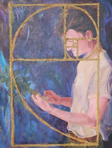 Fine art portrait designed as a daily reminder of sacred identity