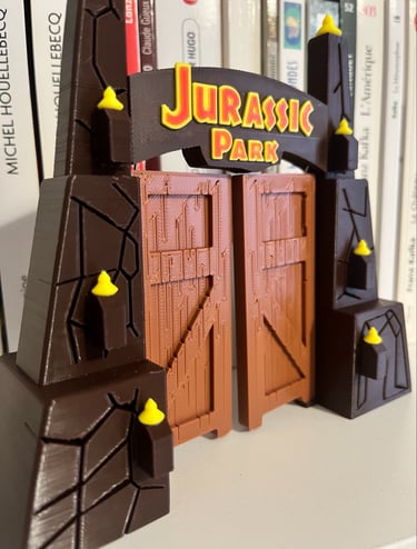 Trophée Jurassic Park imprimé en 3D