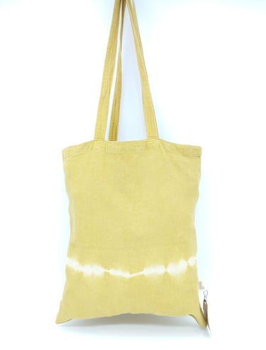tote bag en coton shibori teinture vegetale
