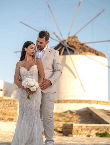 Elegant Wedding in Ios Greece