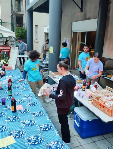 Restauration et bénévoles de CUP