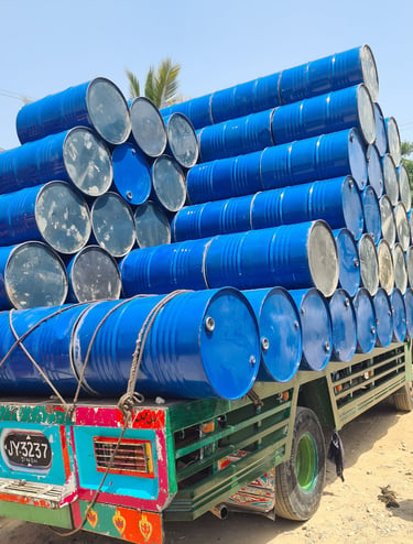 Used steel drums for refurbishment – bulk steel barrel supplier Zyema Packages