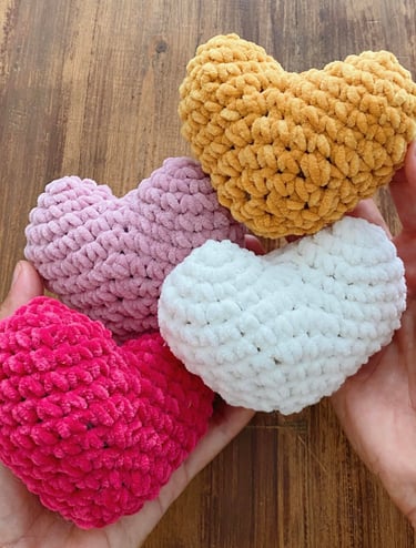 Tutoriales crochet san valentin