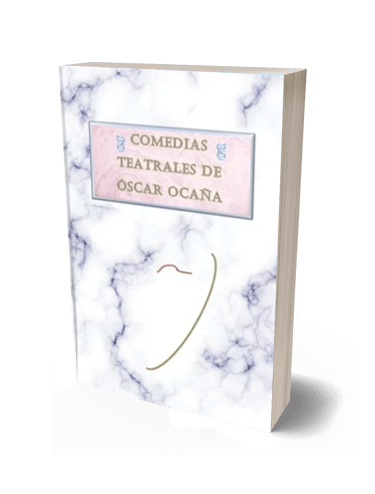 Portada del libro de antología de teatro 'Comedias Teatrales de Óscar Ocaña'