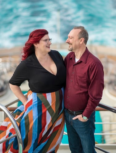 Founder and Her Husband Transoceanic cruise