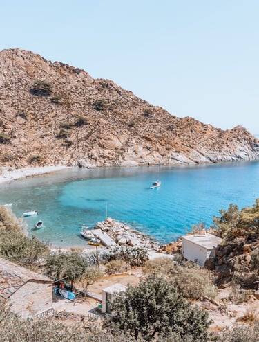 beach of trapalou, Ikaria, Greece 