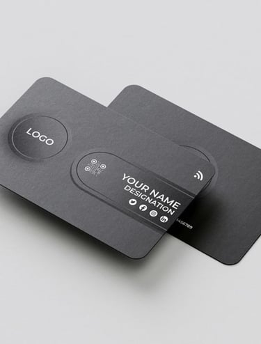 Custom NFC-enabled digital business card design. available at nfcphilippines.com