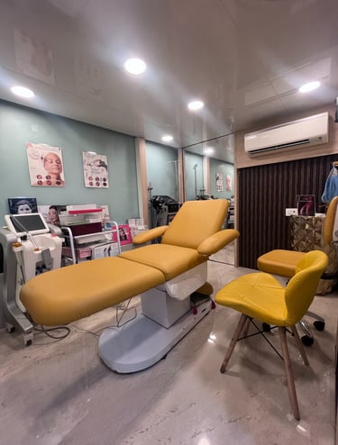 Dr Seema Sheen Aesthetics patient room for skin procedures