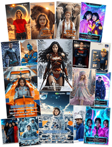 Ai photo face swap result result in jakarta by sewaingame studio